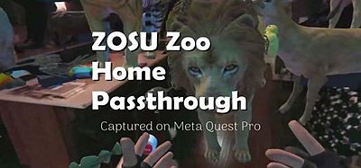 Oculus Quest 游戏《ZOSU 动物园之家通行证》ZOSU Zoo Home Passthrough